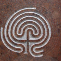 graniet, labyrint, relief